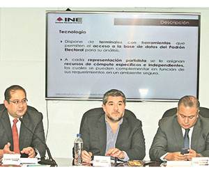 NOTIREDMEXICO Presentó INE el blindaje del Centro de Consulta del Padrón Electoral
