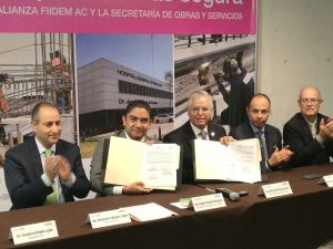 FIRMA SOBSE CONVENIO DE COLABORACIÓN CON FIIDEM PARA CREAR LABORATORIO DE ESTRUCTURAS Y MATERIA LES DE ALTA TECNOLOGÍA