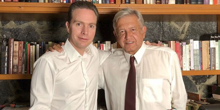 Manuel Velasco se reunió con AMLO y le deseó éxito