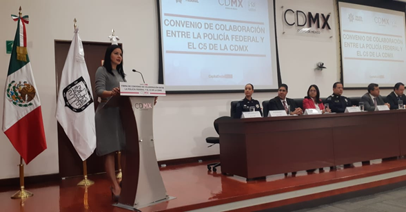 Firman convenio de colaboración entre la Policía Federal y el C5 de la CDMX