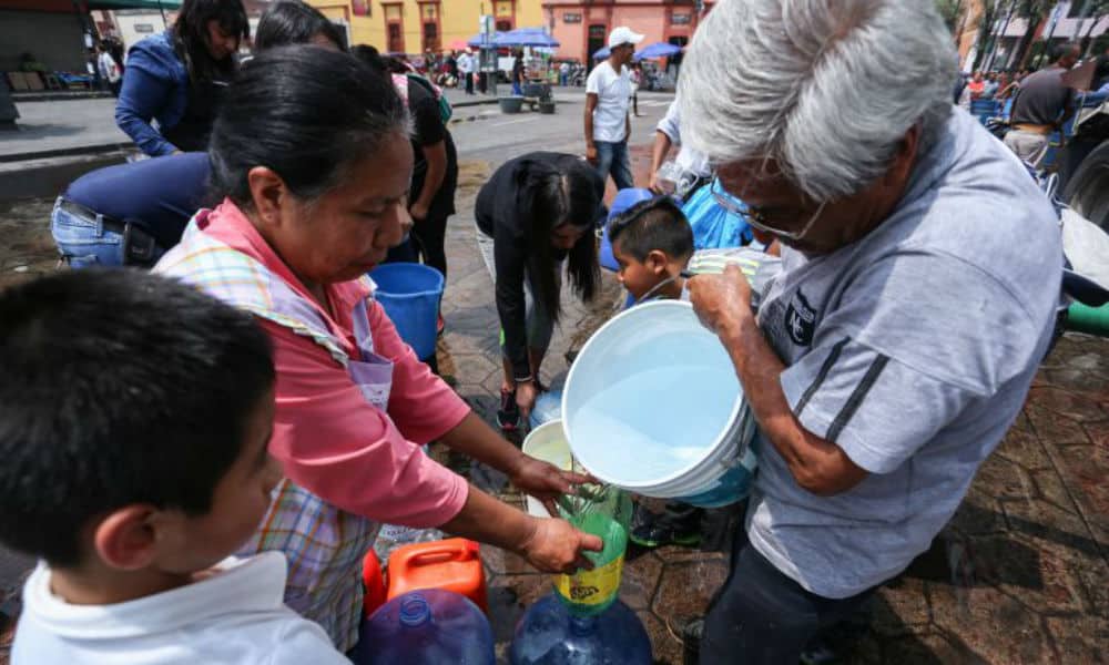 ANUNCIA RAYMUNDO COLLINS FLORES DISPOSITIVO DE SEGURIDAD POR PRÓXIMOS CORTES DE AGUA EN CDMX