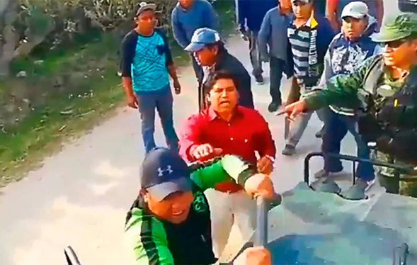 «Huachicoleros» enfrentan al Ejército en Otumba; tres soldados heridos