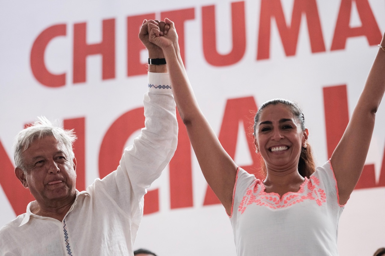 Va con todo Marybel Villegas a la gubernatura con restitución de Erika Castillo
