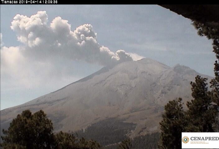 Monitoreo del Popocatépetl