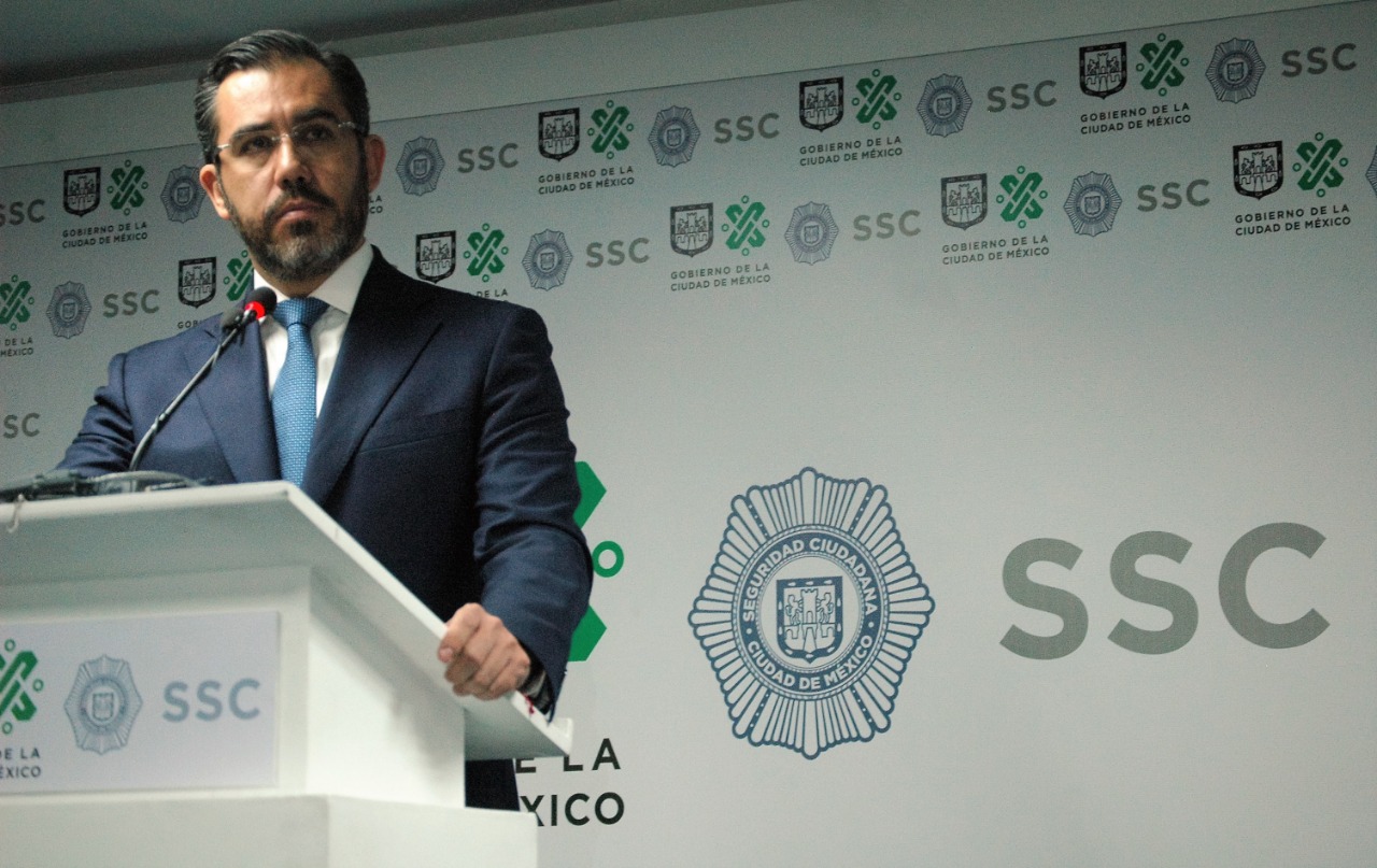 Informa titular de la SSC sobre detenciones relevantes en la CDMX