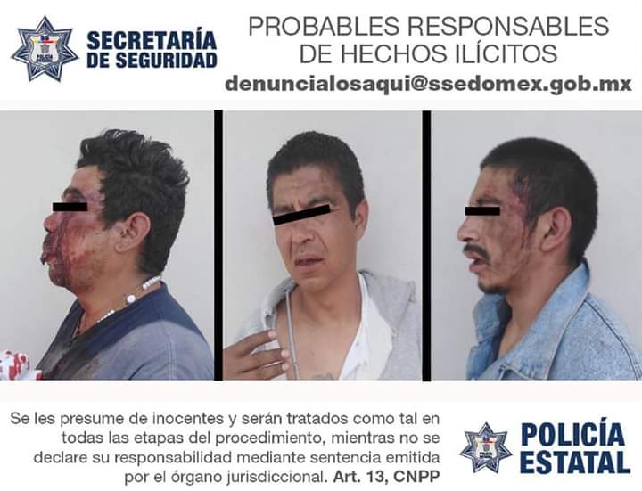 Rescatan a tres roba coches a punto de ser linchados en San Martín de las Pirámides