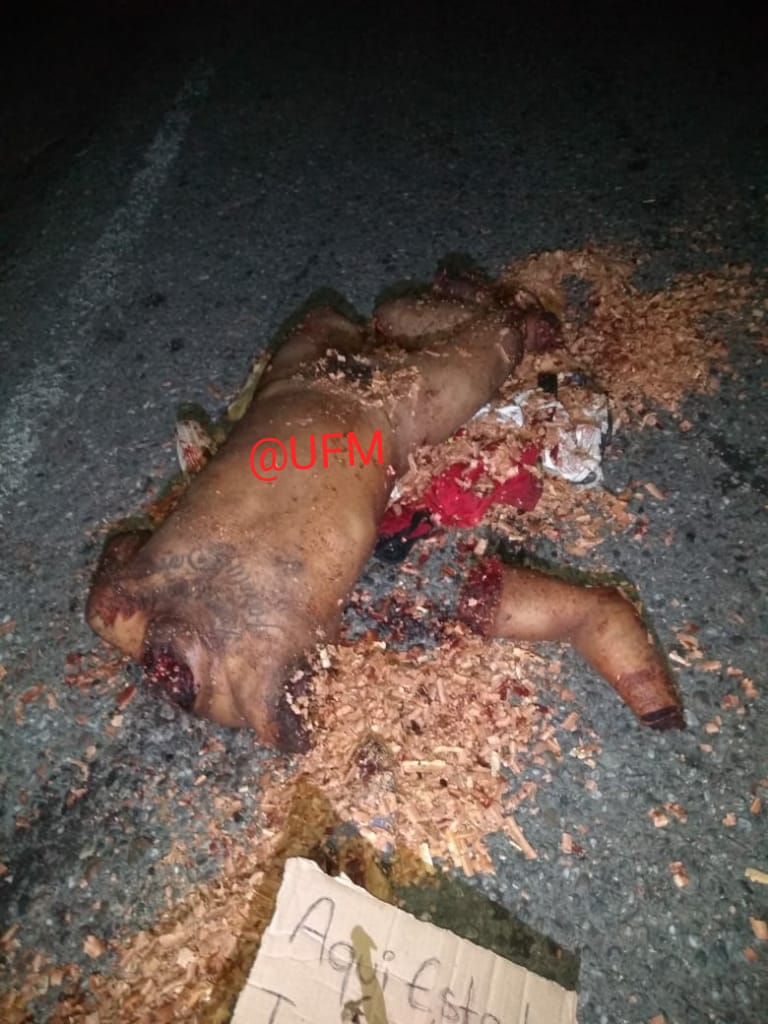 Macabro realizaron lugareños de San Felipe de la Peña al descubrir un hombre desmembrado