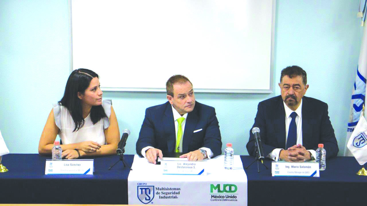 Firman Convenio GMSI y México Unido contra la Delinciencia