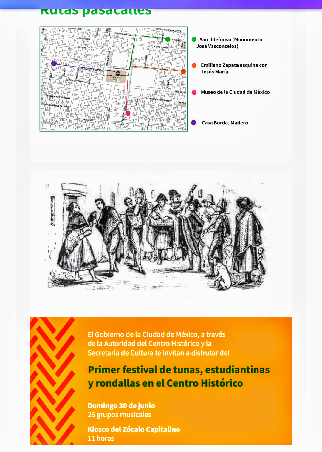 PRESENTAN PRIMER FESTIVAL DE TUNAS , ESTUDIANTINAS Y RONDALLAS EN EL CENTRO HISTÓRICO EN LA CIUDAD DE MÉXICO i nformación Licenciado Manuel Temoltzin