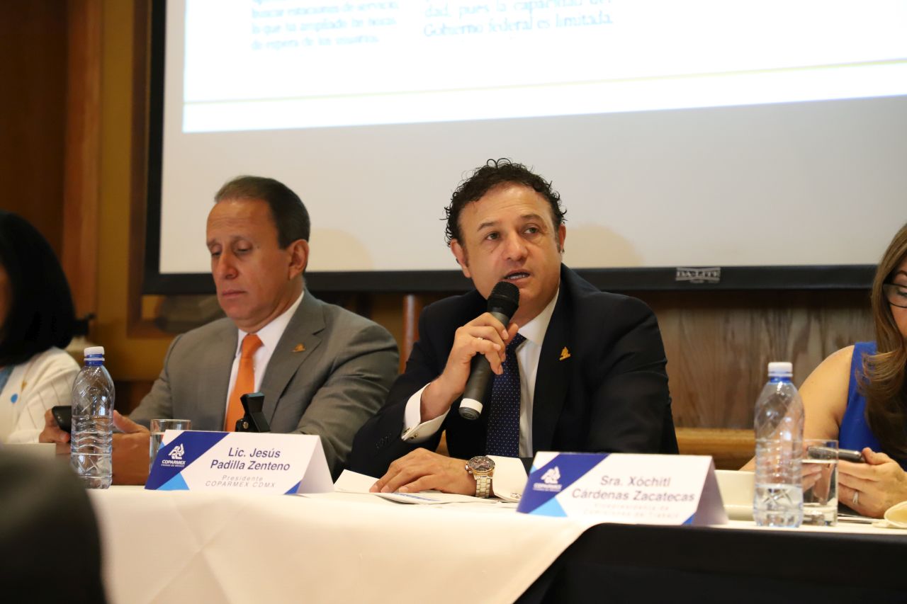 JESÚS PADILLLA ZENTENO FUE ELECTO PARA UN TERCER PERIODO AL FRENTE DE COPARMEX CDMX