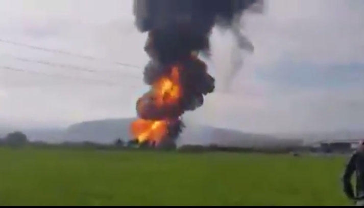 Ducto de Pemex explota en Celaya, Guanajuato