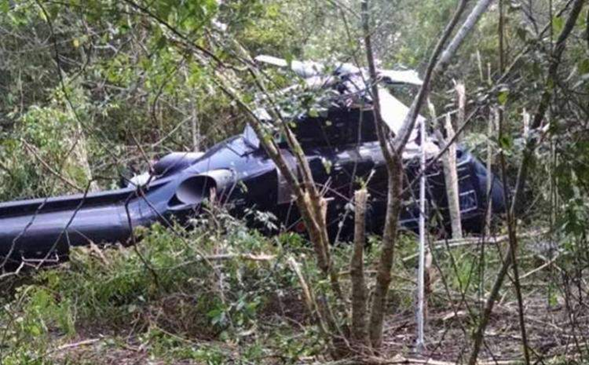 Mueren José Martín Godoy y Germán Ortega, al caer helicóptero en que viajaban