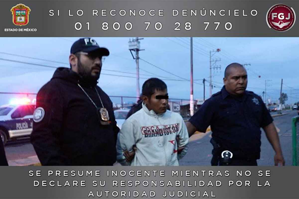 Atrapan en Edomex a violador serial de menores de edad