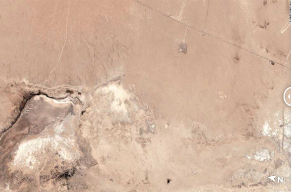 Grieta por Sismo en California se ve desde el Espacio