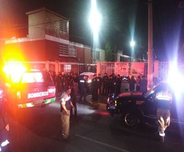 Incendio en una casa de la alcaldía Gustavo A. Madero