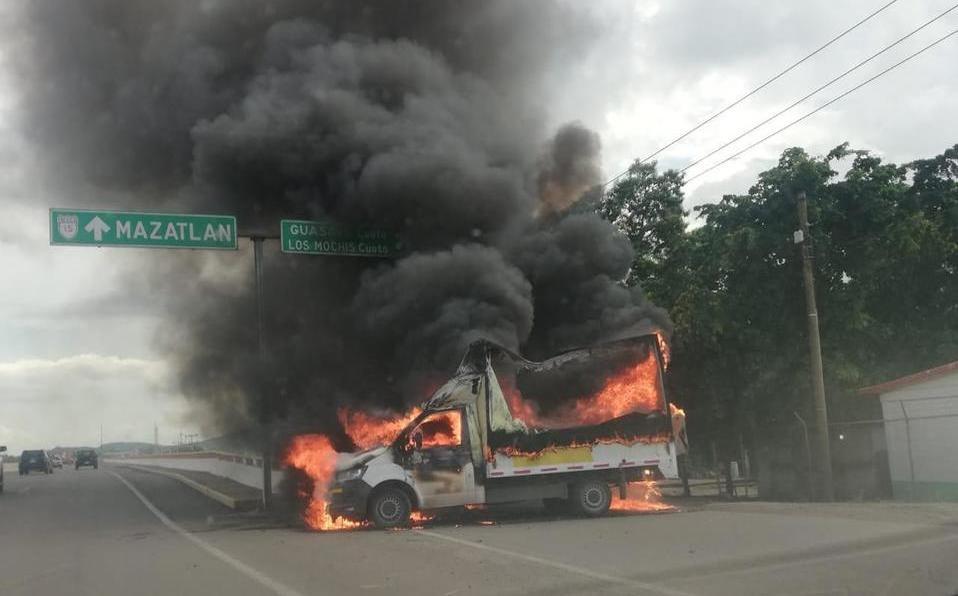 Balaceras y bloqueos en Culiacán, Sinaloa