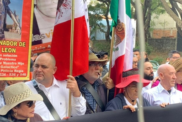 Arranca la caminata por la Paz, la Justicia y la Verdad hacia Palacio Nacional