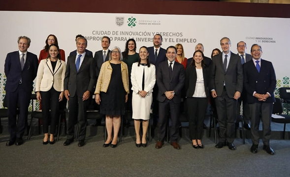 Gobierno de la CDMX y empresarios pactan compromiso para inversión y empleo