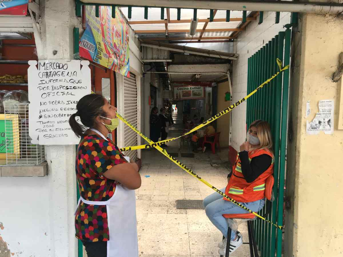 En el día de las madres algunos mercados estuvieron cerrados y solos