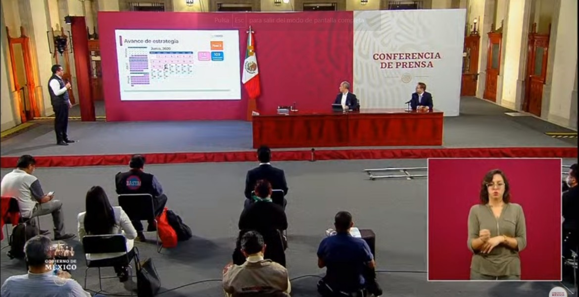 Suman 18 mil muertes por Covid en México; van 154 mil casos