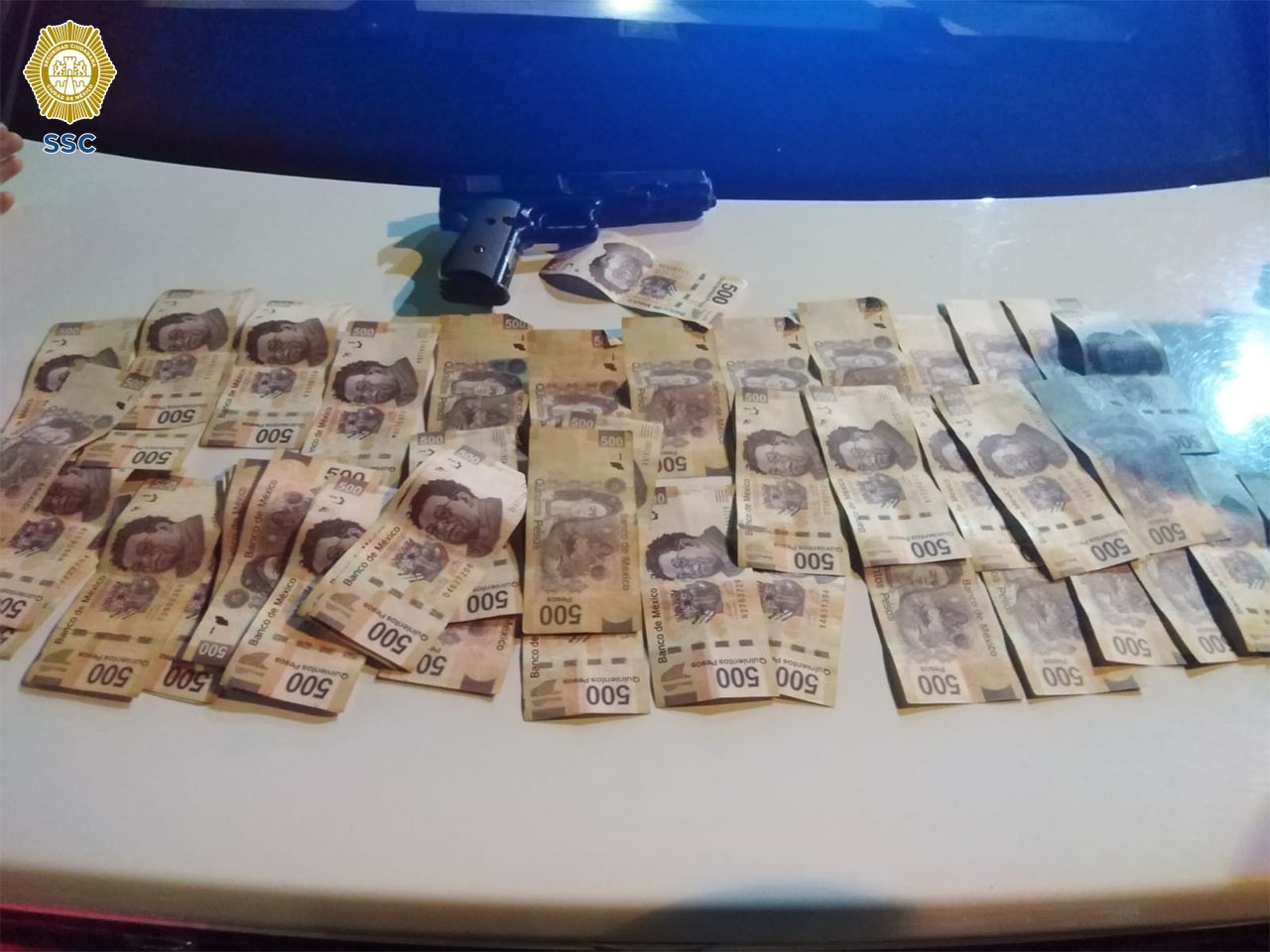 Recuperan 25 mil pesos, y detiene a los des ladrones en la Cuauhtémoc