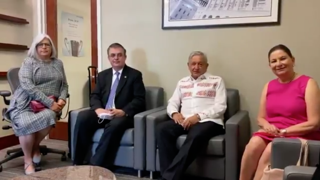 AMLO emprende su regreso a México tras su visita con Trump