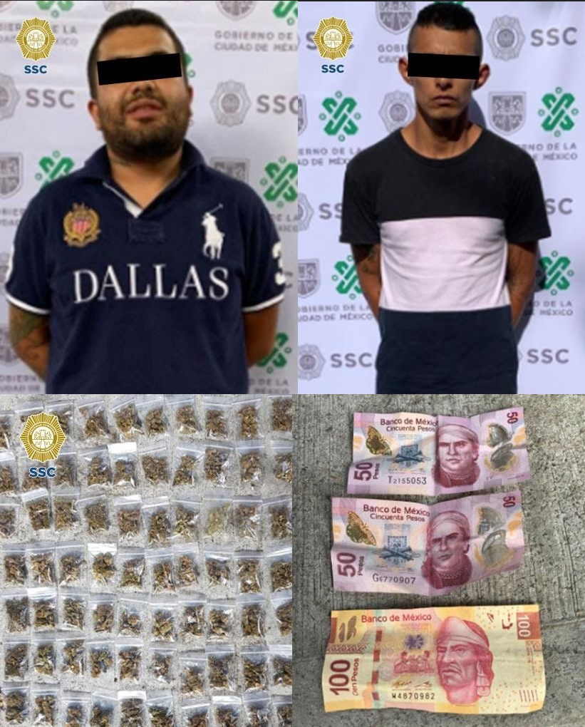 Detienen a dos sujetos por la venta de narcóticos en la GAM
