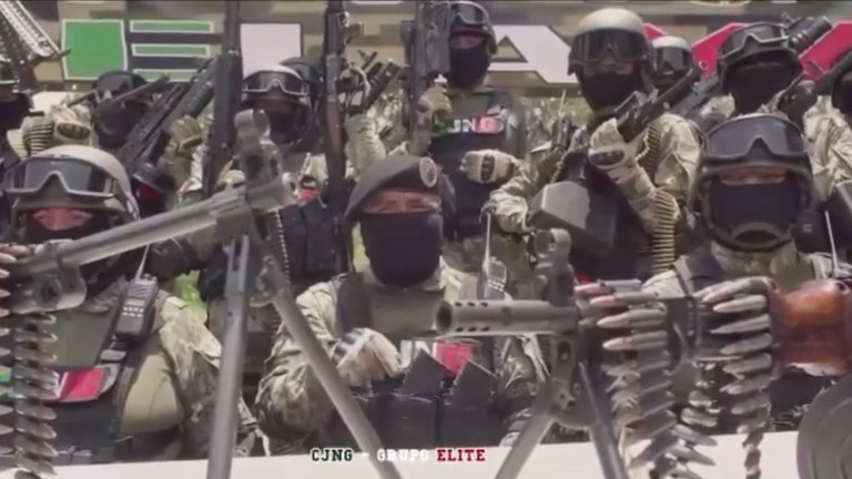 Promete grupo élite del CJNG destruir al Cartel de Santa Rosa de Lima