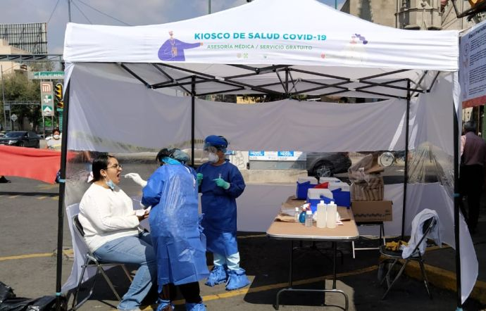 El gobierno de la CDMX cambia la ubicación de siete quioscos de la salud para detectar Covid-19