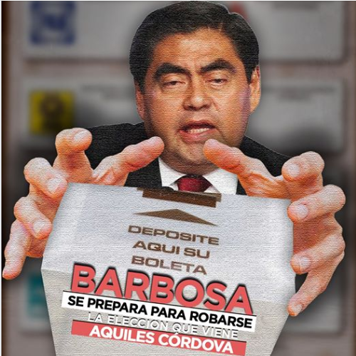 Barbosa se prepara para robar la elección que viene