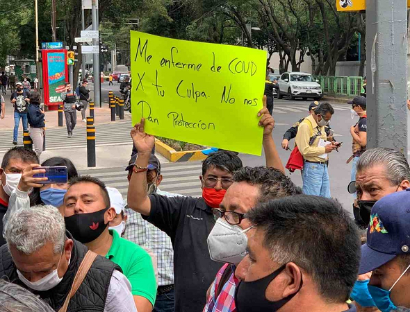 Trabajadores de limpia denuncian no contar con equipo de protección