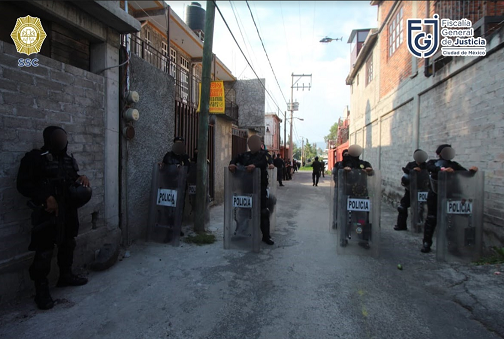 Elementos de la PDI y de la SSC ejecutan cuatro órdenes de cateo en Xochimilco
