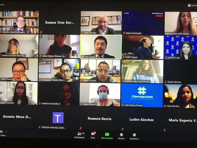 Las secretarias de Relaciones Exteriores y de Comunicaciones realizan el taller Cyberwomen Challenge en su edici ón 2020