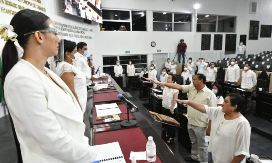 Congreso de Tabasco Toma protesta a nuevas autoridades de Macuspana