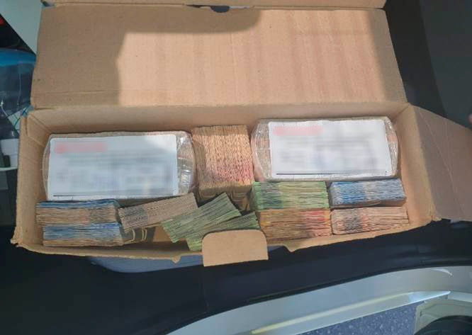 GN detienen a una persona con un millón 360 mil pesos si declarar