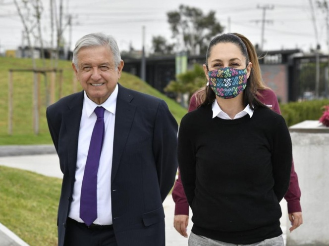 AMLO y Sheinbaum inauguran la Primera Etapa del Parque Cuitláhuac