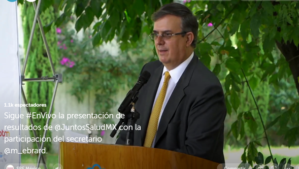 México podría experimentar vacuna rusa en octubre: Ebrard
