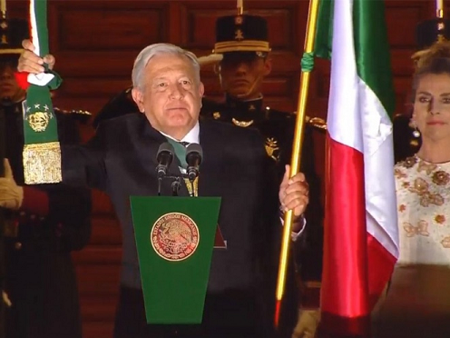 AMLO da su segundo grito de Independencia