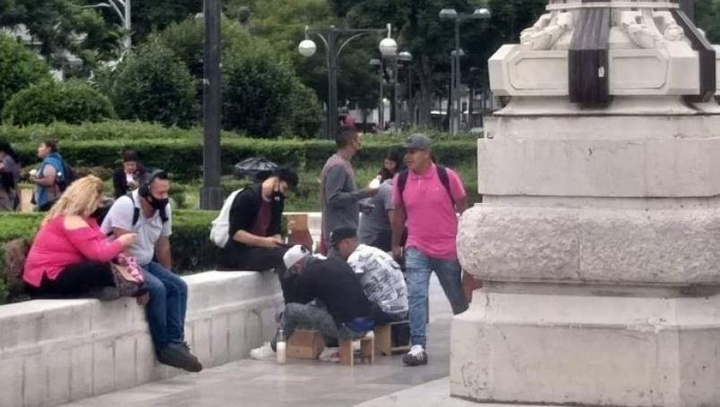 Detienen a extorsionadores en la Alameda Central