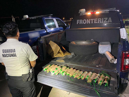 GN aseguran 10 kilos de heroína en un contenedor de basura