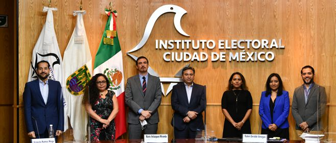 Rinden protesta nuevos integrantes del Consejo General del IECM