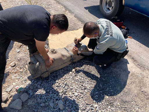 En otro operativo GN decomisa marihuana en greña oculta en tanque de gasolina