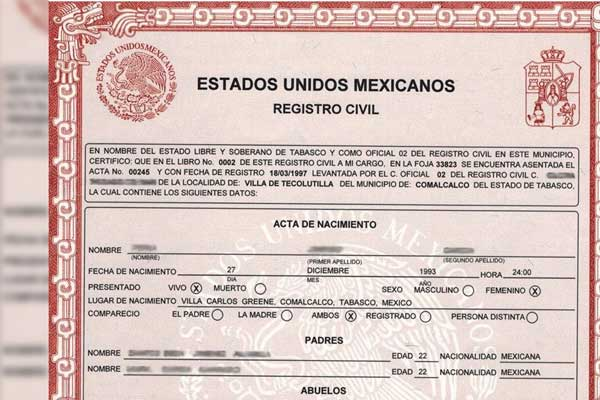 Se propone eliminar el género de las actas de nacimiento en la CDMX