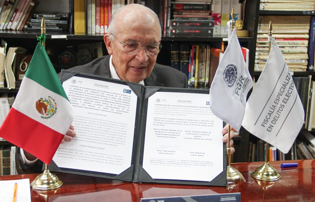 FEDE firma acuerdo de colaboración con las fiscalías de la CDMX, Edomex, Morelos, Puebla y Tlaxcala