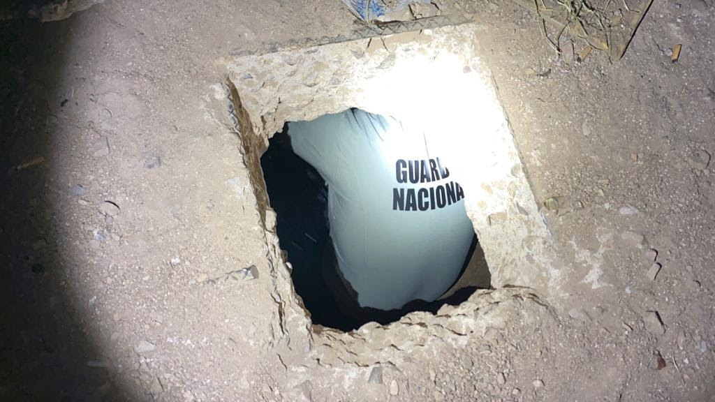 GN localiza túnel con salida hacia los Estados Unidos