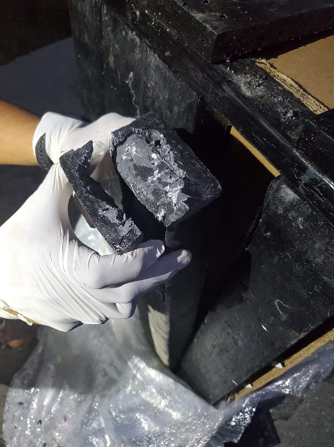 GN encuentra cuatro kilos de crystal en un cargamento de artesanías
