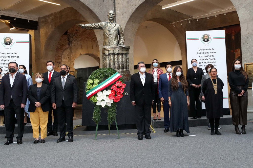 Rinden homenaje a Belisario Domínguez en su CVII Aniversario Luctuoso
