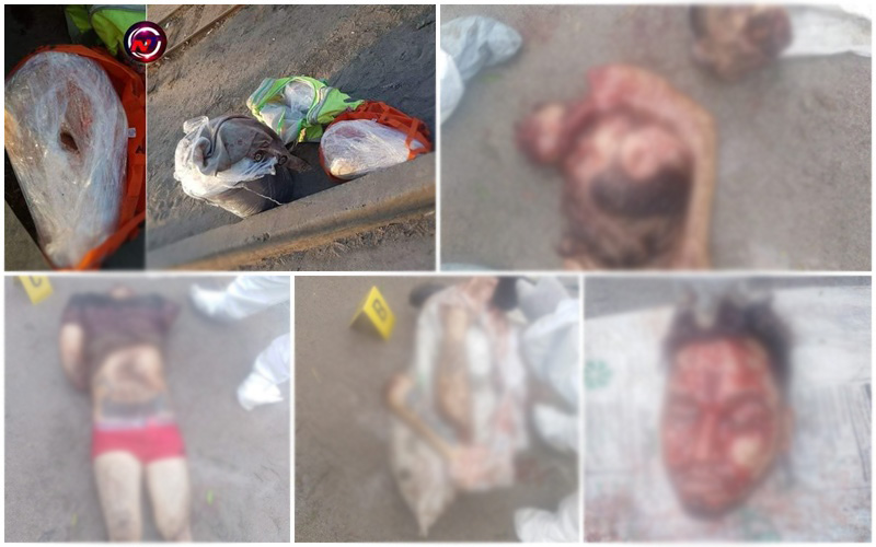 Aparecen cuerpos descuartizados en Santiaguito, Comalcalco Tabasco