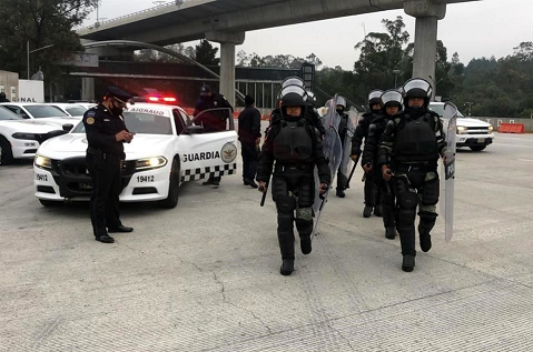 GN recupera caseta de cobro en la México-Pachuca