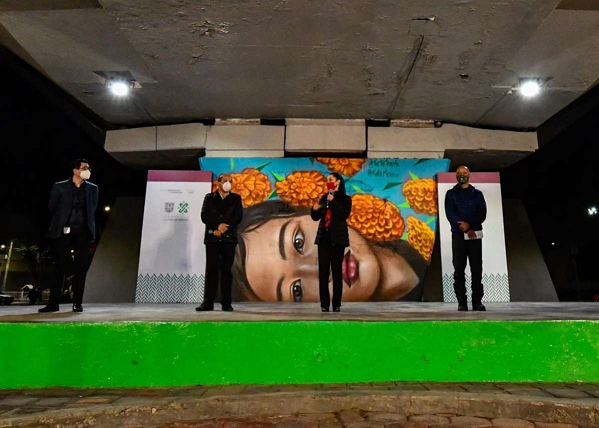 Inauguran sendero seguro en Iztacalco